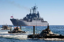 Nga diễn tập hải quân chung với Azerbaijan và Kazakhstan