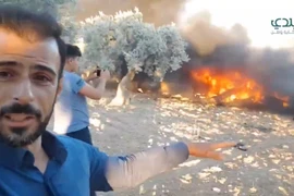 Hai UAV Mỹ bất ngờ đâm sầm vào nhau, là dính đòn hiểm Syria tung ra?