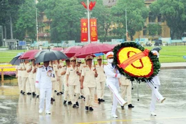 Đảng ủy Công an Trung ương, Bộ Công an vào Lăng viếng Chủ tịch Hồ Chí Minh nhân dịp Quốc khánh 2-9