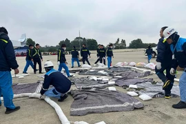 Xử lý sự cố giả định tràn nhiên liệu tại Sân bay Quốc tế Nội Bài