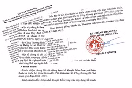 Thu hồi tiền do Sở Công Thương tỉnh Bắc Giang chi sai quy định