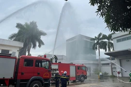 Phối hợp tổ chức ứng phó, xử lý sự cố cháy, nổ qua thực tập phương án