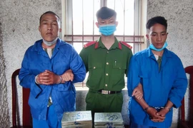 Hai chú cháu vận chuyển 12 bánh heroin