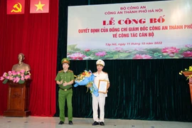 Điều động, bổ nhiệm Trưởng Công an quận Tây Hồ