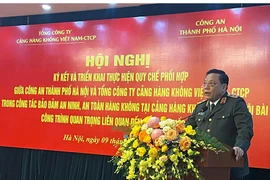 Công an Hà Nội ký kết phối hợp bảo đảm an ninh tại Sân bay Quốc tế Nội Bài