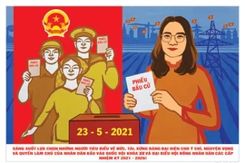 Rực rỡ, náo nức trước ngày bầu cử