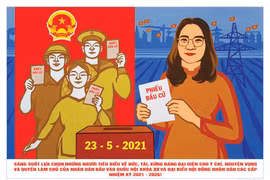 Rực rỡ, náo nức trước ngày bầu cử