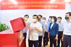 Hà Nội hòa cùng niềm vui lớn trong ngày hội non sông 