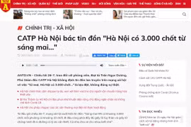 Nói không với tiếp tay lan truyền tin xấu, độc trong trận chiến “đánh giặc” Covid-19 