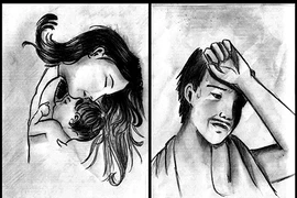 Bộ tranh “Cha yêu con theo cách của cha” gây xúc động mạnh