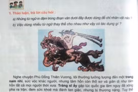 Kết cục khác của Thánh Gióng trong sách Tiếng Việt lớp 5