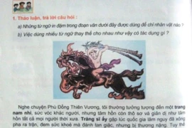 Kết cục khác của Thánh Gióng trong sách Tiếng Việt lớp 5