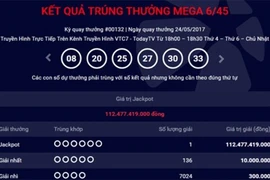 Vé số trúng giải Jackpot trị giá hơn 112 tỷ đồng được bán ra tại Hà Nội