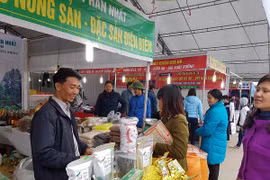 Người dân ngoại thành hào hứng với Hội chợ phục vụ Tết
