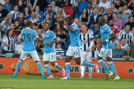 Hủy diệt West Brom 3-0, Man Xanh khởi đầu như mơ