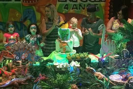 Neymar mở tiệc linh đình mừng sinh nhật con trai 4 tuổi