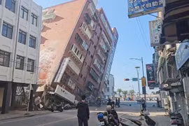 Video mới nhất về động đất 7,4 độ richter ở Đài Loan (Trung Quốc)