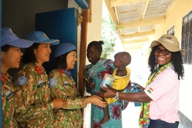 Nhiều hoạt động giao lưu, thiện nguyện lan tỏa tinh thần ngày 8/3 tại Phái bộ UNISFA, Abyei