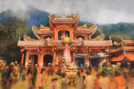 Hoạ sĩ Hoàng Phong: Đến núi Bà Đen để đánh thức sự tĩnh lặng