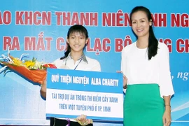 Hoa hậu Bảo Ngọc đồng hành cùng dự án trồng 10 nghìn cây xanh