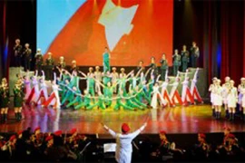 Giao lưu nghệ thuật đặc sắc“Khúc quân hành vang mãi”