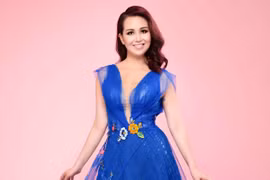 Hoa hậu Diệu Hoa kiêu sa trong thiết kế của Hoàng Hải