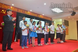 Trao giải cuộc thi "Doraemon với An toàn giao thông"