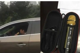 Bị phạt vì vừa lái xe vừa hát karaoke