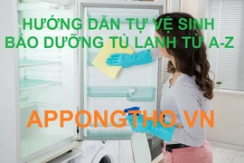 Dịch vụ vệ sinh bảo dưỡng tủ lạnh uy tín, chuẩn quy trình