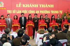 Khánh thành trụ sở làm việc Công an phường Trung Tự