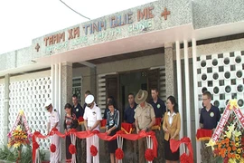 Tàu đổ bộ Kunisaki Nhật bản khánh thành nâng cấp trạm xá tại Đà Nẵng