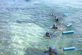 Đặc công "người nhái" Việt Nam trầm mình trong bóng tối nước lạnh