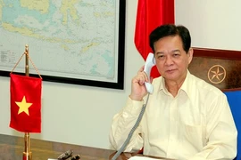 Thủ tướng Nguyễn Tấn Dũng điện đàm với Thủ tướng Malaysia về máy bay mất tích