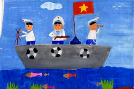 “Cháu ước mơ trở thành đô đốc hải quân”
