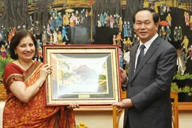 Bộ trưởng Trần Đại Quang tiếp Đại sứ Ấn Độ, Trung Quốc