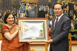 Bộ trưởng Trần Đại Quang tiếp Đại sứ Ấn Độ, Trung Quốc