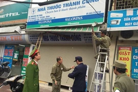 Quận Ba Đình: Kiên quyết xử lý các trường hợp lấn chiếm vỉa hè