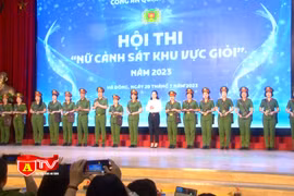 Sôi nổi Hội thi nữ Cảnh sát khu vực giỏi quận Hà Đông