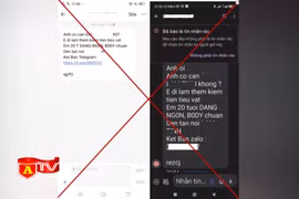 Cẩn trọng với tin nhắn môi giới mại dâm có gắn link độc hại