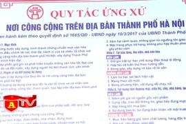 Lan toả triển khai Bộ quy tắc ứng xử ở nơi công cộng 