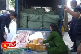 Phát hiện hơn một tấn nầm lợn, trứng non không rõ nguồn gốc xuất xứ