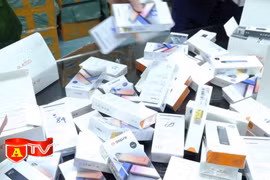 Phát hiện lô máy hút thuốc lá điện tử nhập lậu trị giá gần 4 tỷ đồng