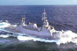 [ẢNH] Chiến hạm cực mạnh Israel mang theo ‘Vòm sắt’ để bảo vệ dàn khoan dầu khí