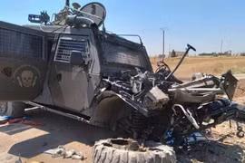 [ẢNH] Bất ngờ xe bọc thép cứu mạng lính Nga tại Syria là do NATO sản xuất