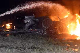 [ẢNH] Su-35 Nga gặp nạn rơi trong khi huấn luyện