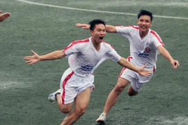 Kết quả, hình ảnh lượt trận sáng 8-11 giải bóng đá học sinh THPT Hà Nội