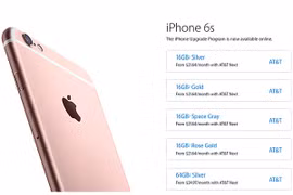 Apple cho phép đăng kí trực tuyến dịch vụ "thuê iPhone"