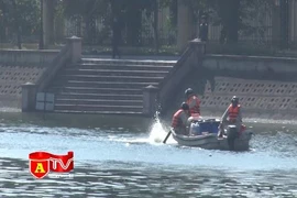 Công bố kết quả xử lý nước tại các hồ ở Thủ đô theo công nghệ mới