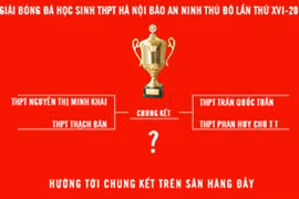 Dự đoán để nhận phần thưởng hấp dẫn cùng giải bóng đá học sinh THPT Hà Nội