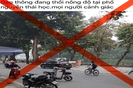 Phạt nam thanh niên có hành vi "báo chốt" Cảnh sát giao thông